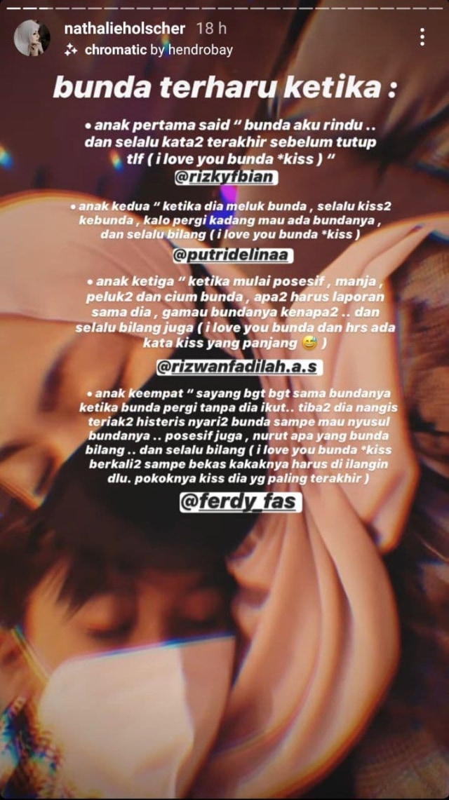 Mengaku Terharu, Nathalie Holscher Ungkap Sikap Keempat Anak Sule (1)