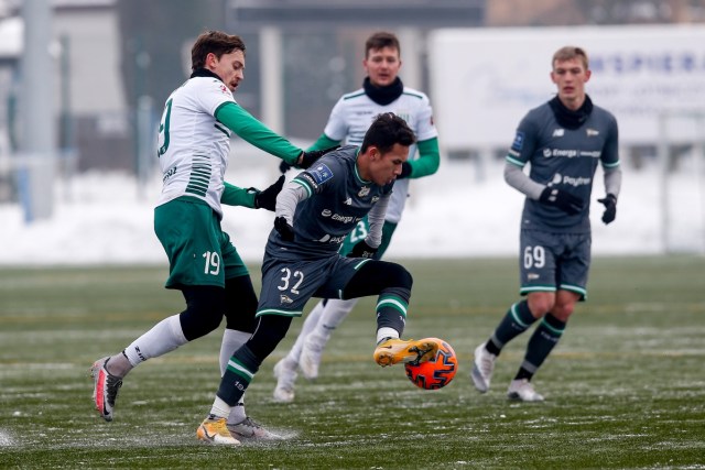 Egy Maulana Vikri mencetak gol debut bersama Lechia Gdansk. Foto: Lechia Gdansk