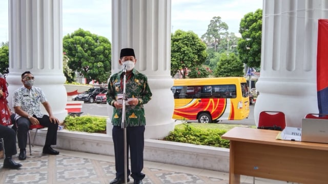 Wali Kota Bandar Lampung, Herman HN. | Foto : Bella Sardio/ Lampung Geh