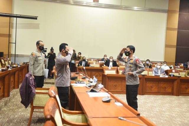 Fit and Proper Test Kapolri di DPR RI. Foto: Dok. DPR RI