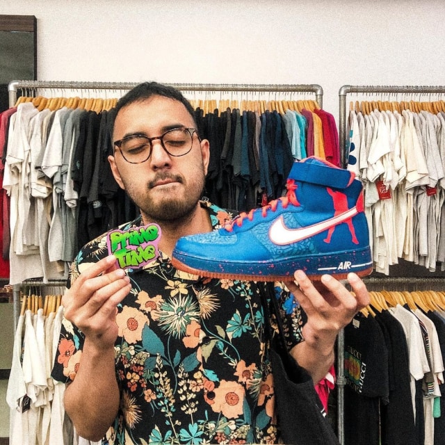 Kemal Palevi dan sneakers Foto: Instagram