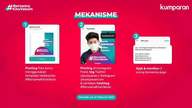 Dukung Gerakan #BersamaKitaVaksin! Dapatkan Total Hadiah Rp 5 Juta (928741)