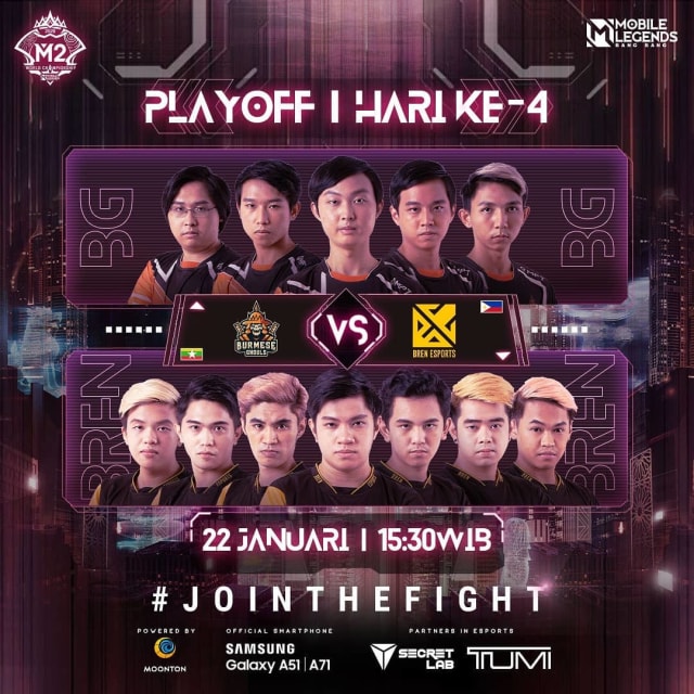 Playoff M2 hari ke-4. Foto: Instagram/@ mpl.id.official