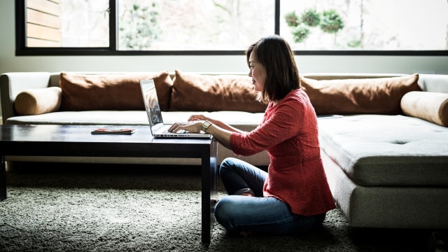 Ilustrasi working from home (WFH). Foto: Getty Images