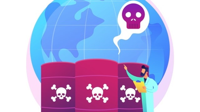 Ilustrasi risiko bahan kimia bagi lingkungan. Sumber:freepik.com
