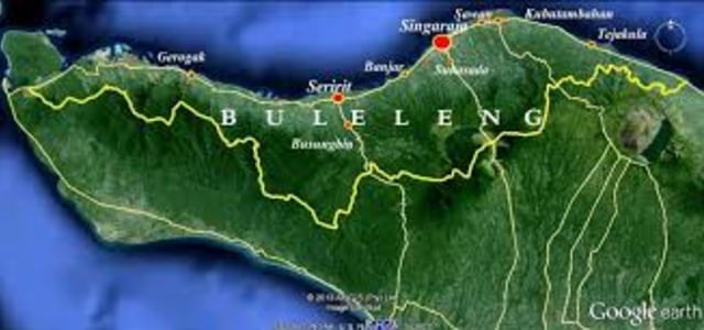 ilustrasi : Peta Buleleng - IST