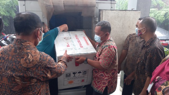 Pemkot Solo menerima kiriman vaksin COVID-19 dari Pemprov Jawa Tengah