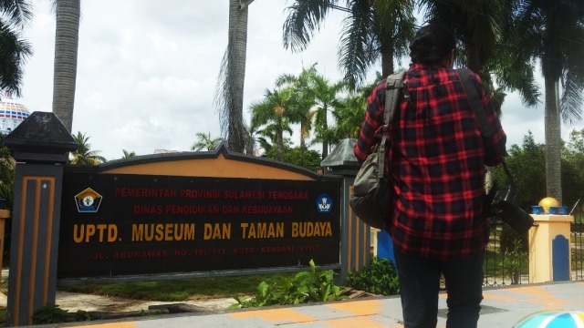 Museum dan Taman Budaya Provinsi Sultra dibobol maling. Foto: Dok. Istimewa