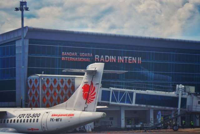 Bandara Radin Intan II Lampung, Selasa (26/1) | Foto: Roza Hariqo/Lampung Geh