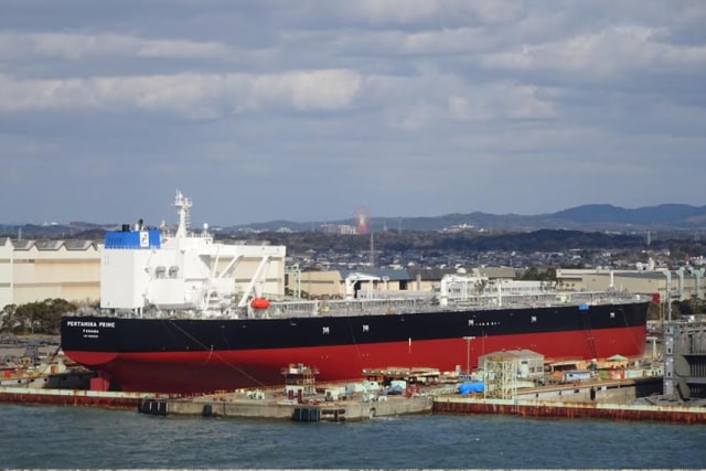 Kapal tanker raksasa VLCC punya Pertamina. Foto: dok. Kem BUMN