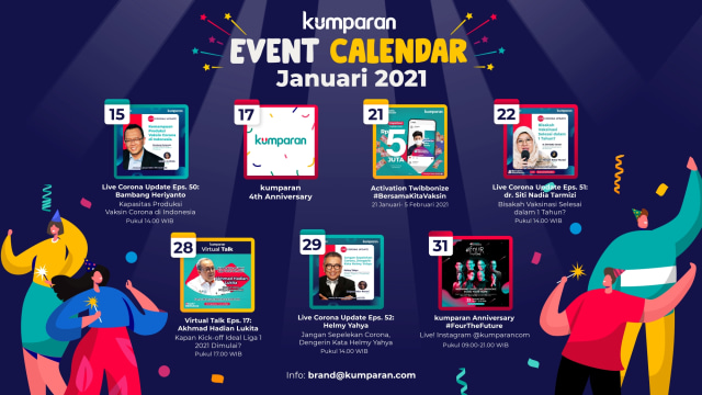 kumparan Calendar Event Januari 2021. Foto: kumparan