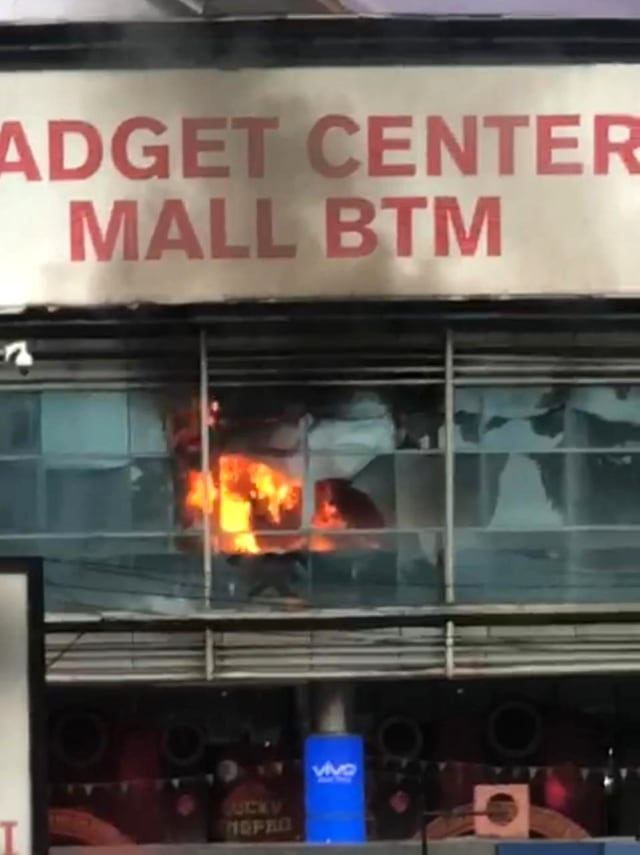 Bogor Trade Mall di Jalan Juanda Kota Bogor terbakar. Foto: Dok. Istimewa