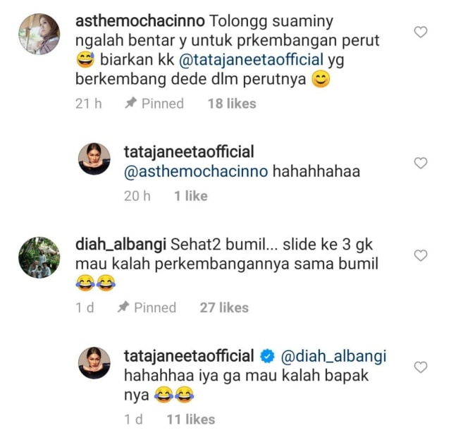 Tata Janeeta Pamer Baby Bump, Sang Suami Baru Sadar Jadi Korban Kejahilan (104059)
