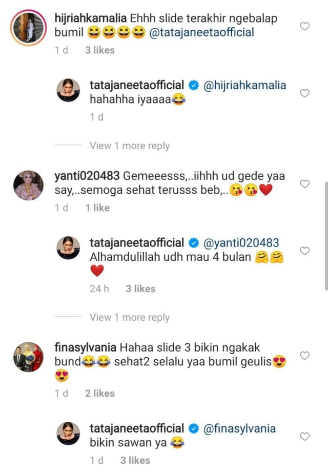 Tata Janeeta Pamer Baby Bump, Sang Suami Baru Sadar Jadi Korban Kejahilan (104058)