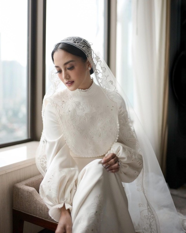 Gaun Pengantin Ririn Ekawati Foto: Instagram