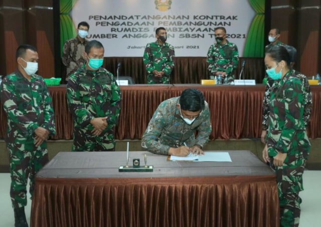 WIKA dapat kontrak pembangunan Rumah Dinas Prajurit TNI-AD. Foto: Dok. WIKA