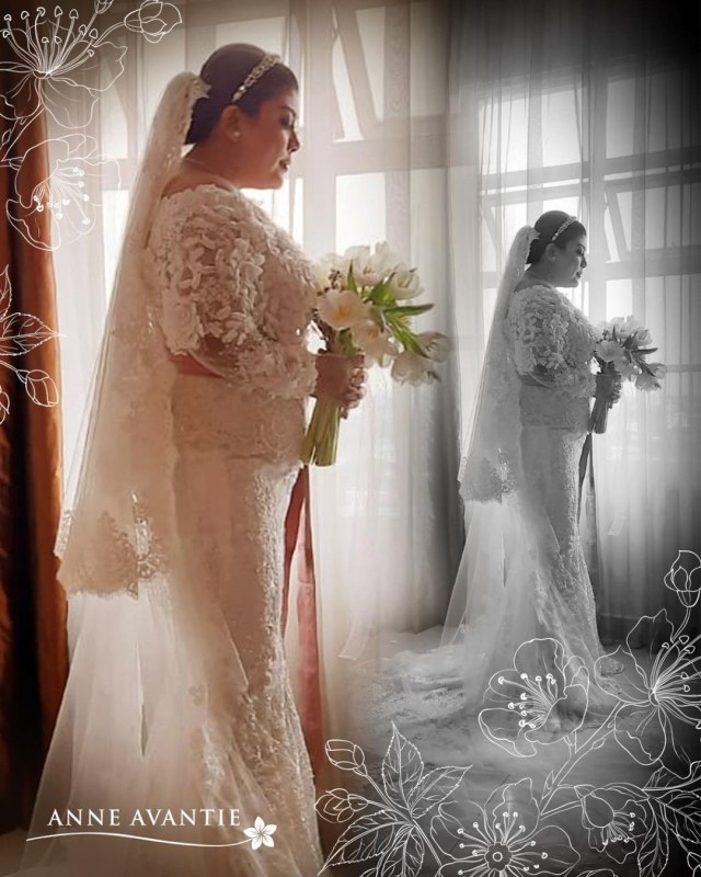 Momen pernikahan Regina Ivanova. Foto: Instagram/@anneavantieheart