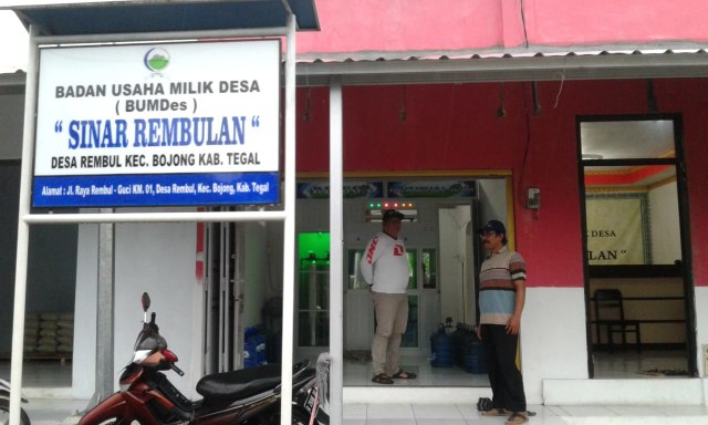 BUMDes Sinar Rembulan di Desa Rembul, Kecamatan Bojong, Kab. Tegal.