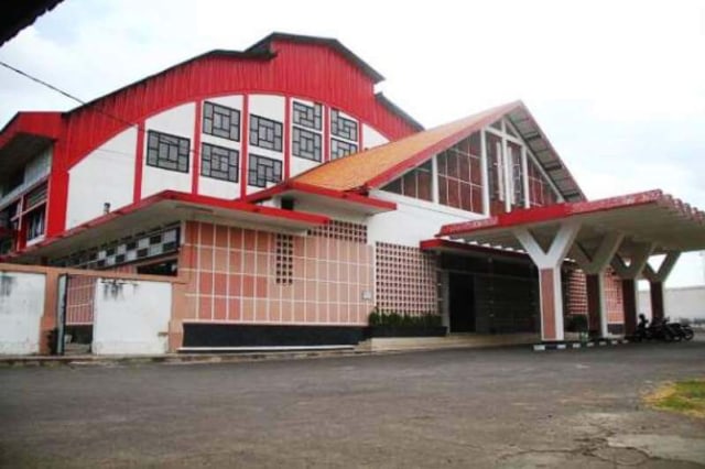 Museum Olahraga Surabaya (MOS) yang akan diresmikan dua minggu lagi. Pada peresmian itu, Pemkot Surabaya bakal mengundang Mensos Tri Rismaharini. Foto: Blogspot