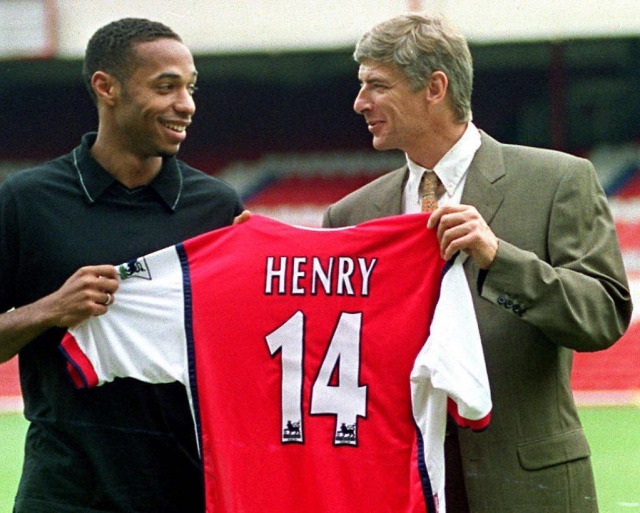 Thierry Henry dan Arsene Wenger. Foto: Instagram.com/@thierryhenry