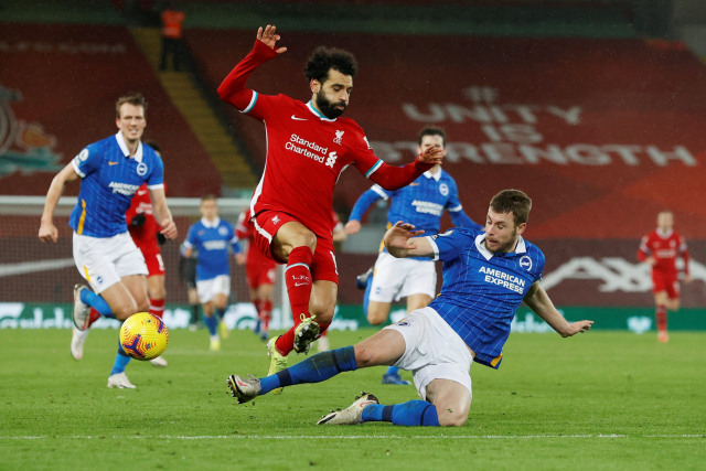 Top Skor Liga Inggris: Bruno Fernandes & Calvert-Lewin Dekati Mo Salah (260167)