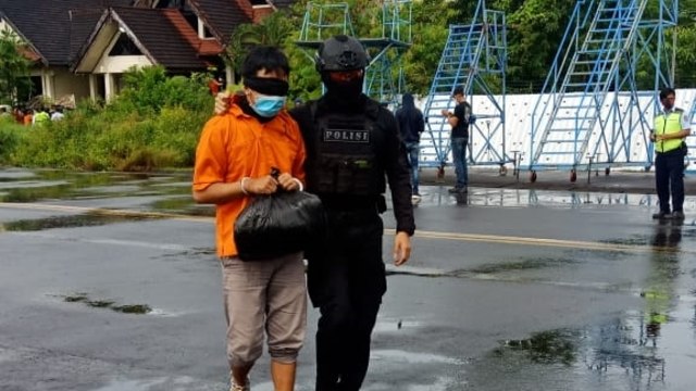 Terduga teroris ditangkap di Makassar, Sulawesi Selatan. Foto: Dok. Istimewa