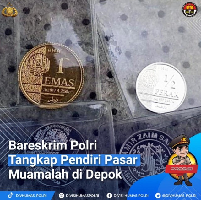 Kisah Koin Emas di Pasar Muamalah Depok yang Bisa Ditukar Sembako (403639)