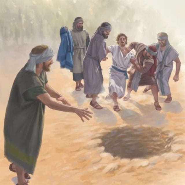 Ilustrasi Kisah Nabi Yusuf yang Dibuang dan Terpisah dari Keluarganya, Foto: Dok. pinterest