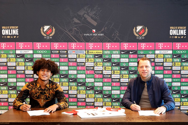 Bagus Kahfi resmi bergabung FC Utrecht. Foto: Dok. FC Utrecht
