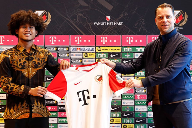 Bagus Kahfi resmi bergabung FC Utrecht. Foto: Dok. FC Utrecht
