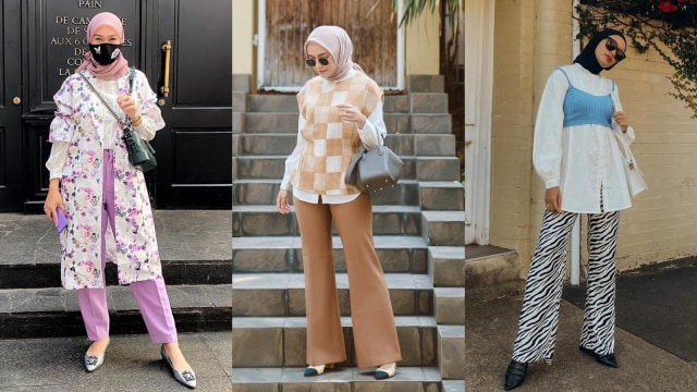 OOTD Hijab dengan Celana yang Bisa Jadi Inspirasi Tampilan Berbagai Acara. Foto: dok. Instagram