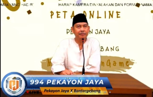 Generasi Muda LDII di Pekayon dan Bantar Gebang, Kota Bekasi, gelar pengajian via on line.