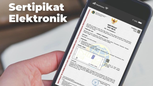Sertifikat Tanah Elektronik yang Bikin Heboh, Begini Penampakannya (1)