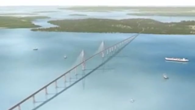 Plan jembatan Batam-Bintan (Babin). Foto: Dinas PUPRP Kepri