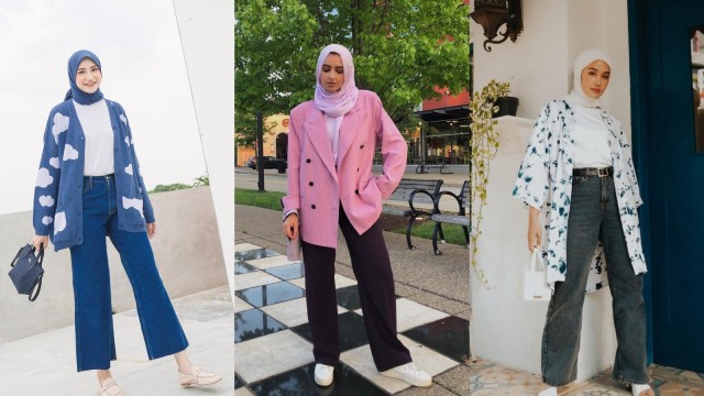 OOTD Hijab dengan Outer. Foto: dok. Instagram