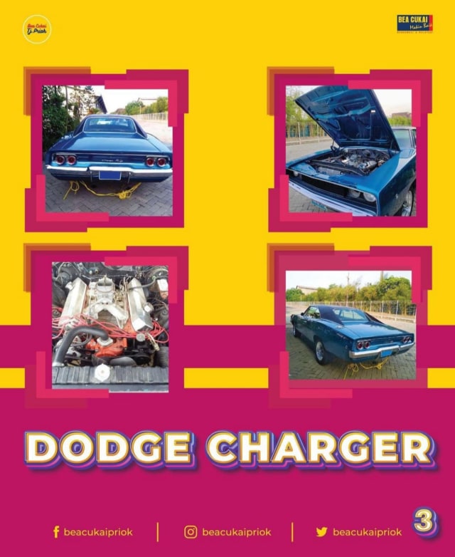 Bea Cukai Tanjung Priok Lelang 2 Mobil Klasik, Ada Dodge Charger! (442578)