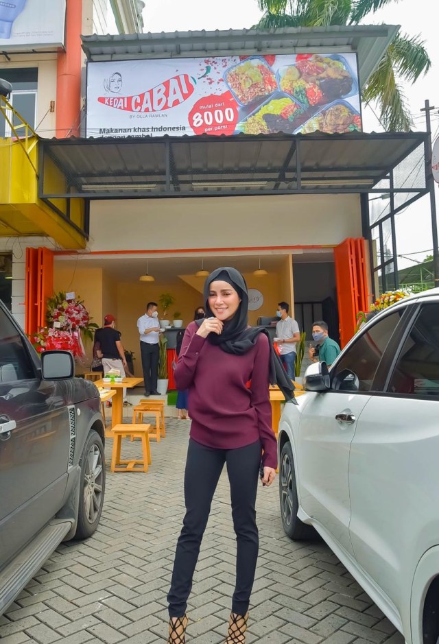 Olla Ramlan membuka bisnis kuliner Kedai Cabai, Jakarta Foto: Dok.KedaiCabai