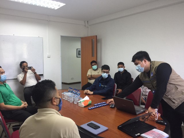 Rapat persiapan simulasi System Blue Pass untuk wilayah Lagoi, Bintan. Foto: Istimewa