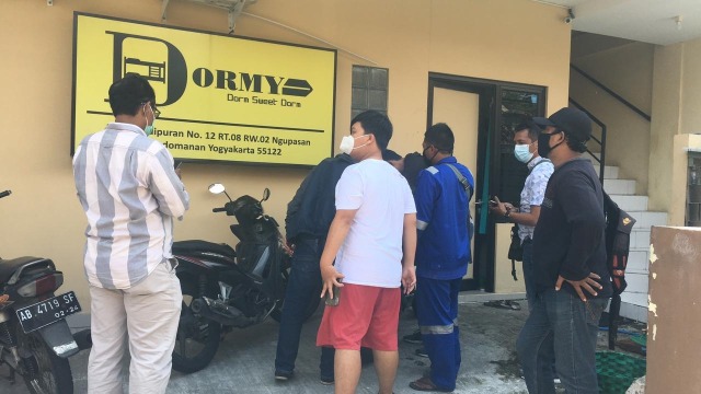 Suasana TKP Mahasiswa di Yogya Ditemukan Tewas di Kos. Foto: Polresta Yogyakarta