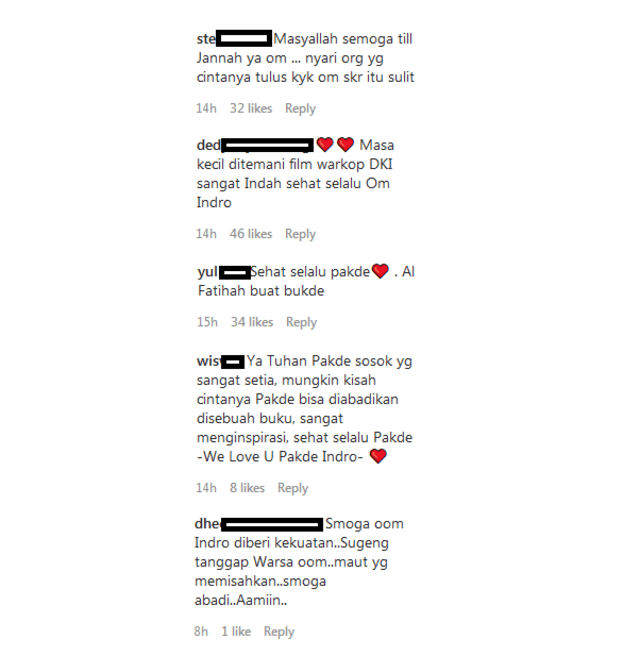 Rayakan Ulang Tahun Perkawinan, Ini Doa Indro Warkop (373403)