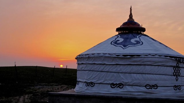 Ilustrasi rumah bangsa Mongol. Foto: snappygoat