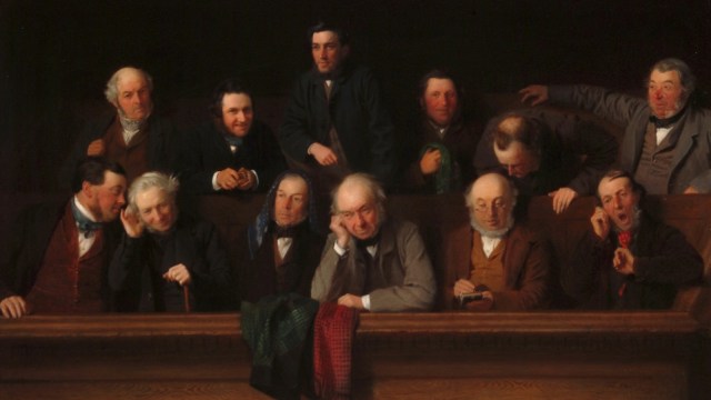 Ilustrasi suasana pengadilan abad ke-19 | Wikimedia Commons