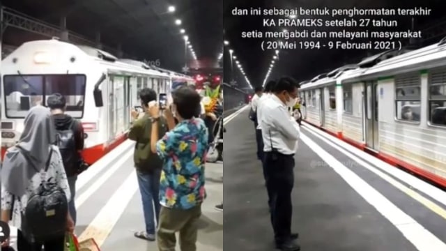 Penuh Haru, Momen Penghormatan Terakhir KA Prameks Usai 27 Tahun Beroperasi (20215)
