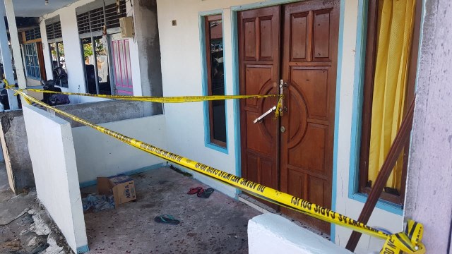 Rumah korban di Jalan Prof Hamka, Gang Nilam 7A Pontianak. Foto: Leo Prima/Hi!Pontianak