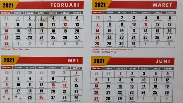  Perbedaan  Kalender  Jawa  dan  Kalender  Islam  Lengkap 