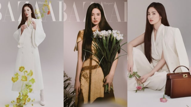 Aktris Korea Selatan Song Hye Kyo jadi brand ambassador Fendi. dok. Harpers Bazaar.