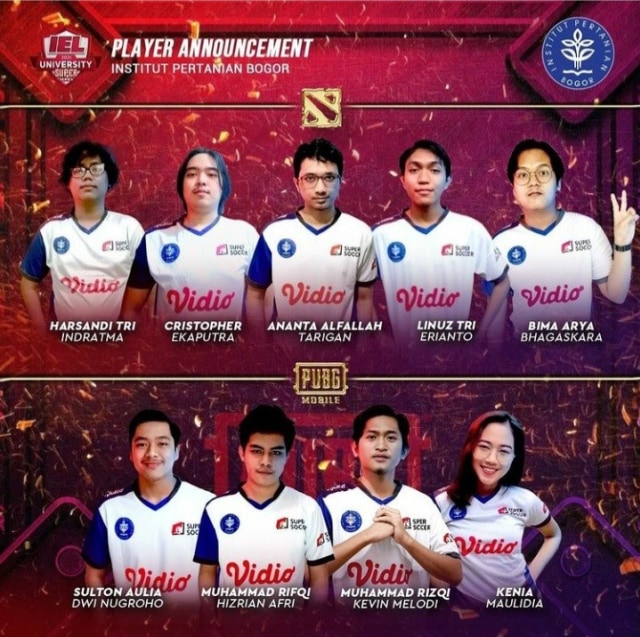 Tim Dota 2 dan Tim PUBG Mobile IPB University Ikuti Ajang Indonesian Esport League University Super Series Season 3