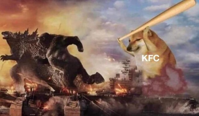 Meme KFC, Burger King, dan McDonalds. Foto: @kfc_es.