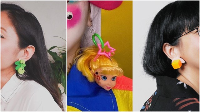 Rekomendasi Anting Unik dari Brand Lokal dok IG apa.jkt, kaiju.gals, dan pixandstacy