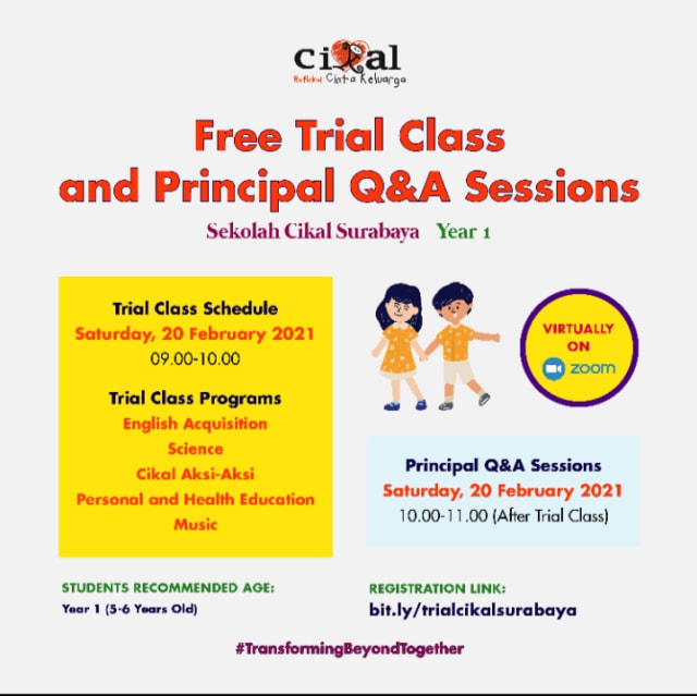 Free Trial Class Cikal